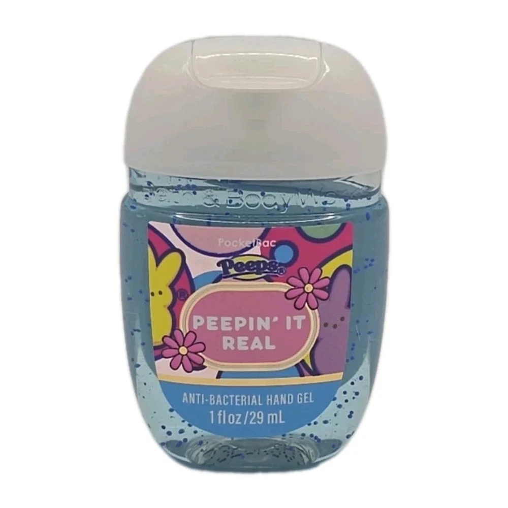 Bath & Body Works PEEPS Peepin' It Real Hand‎ Sanitizer PocketBac 1oz New